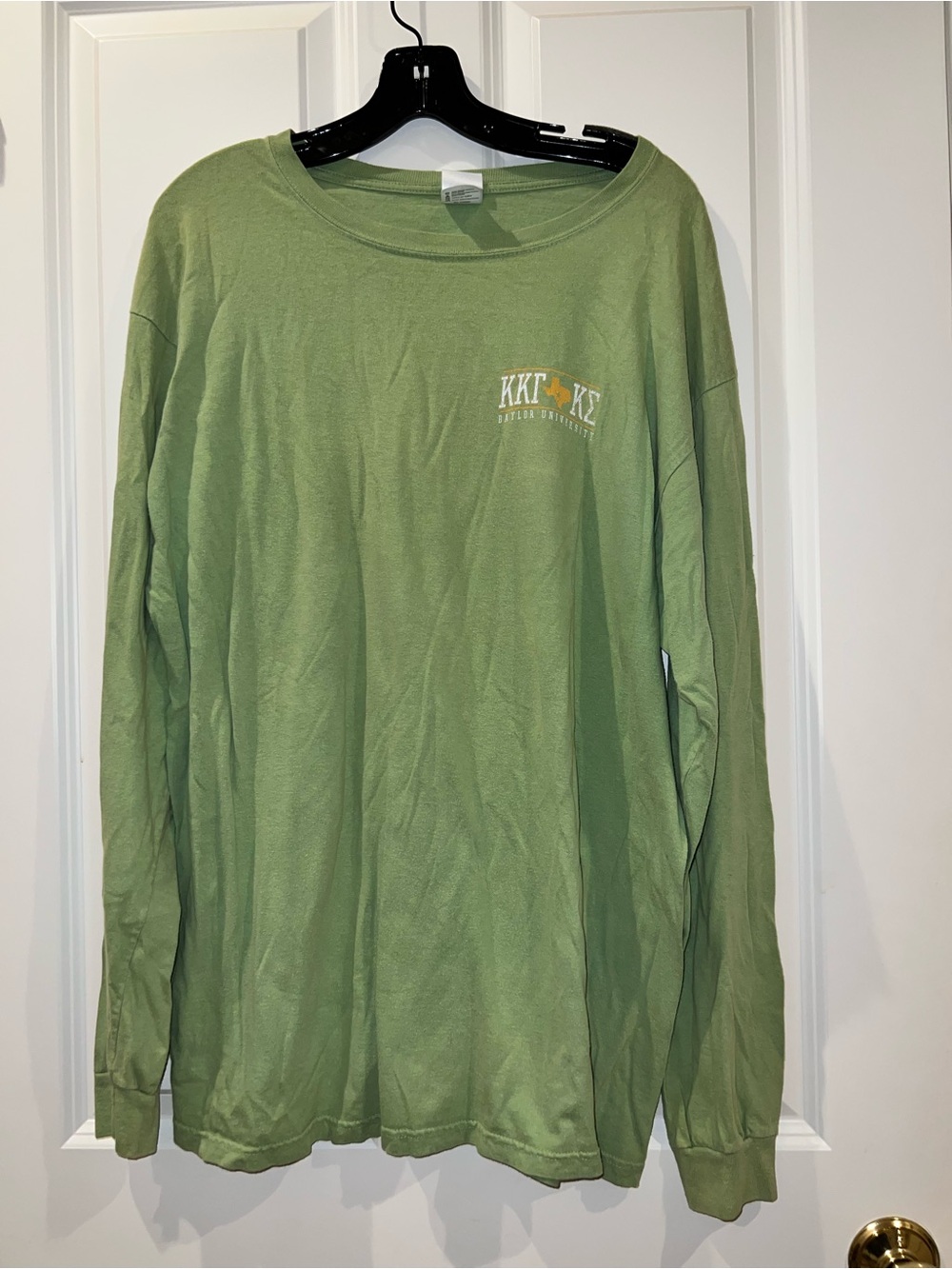 Olive Green Long Sleeve Tee - Lightweight Casual Top